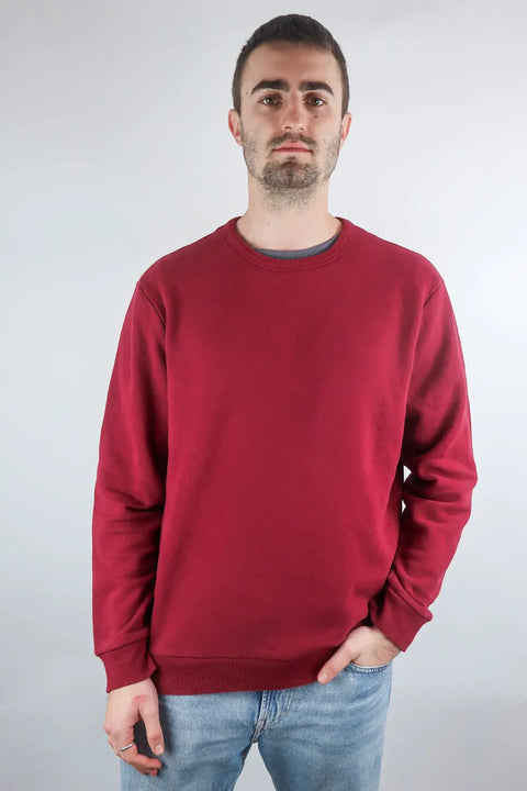 Pullover, herbst-rot, M wearing between mondays