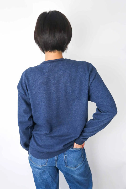 Sweater, blue, S "Patch Janna" wearing between mondays