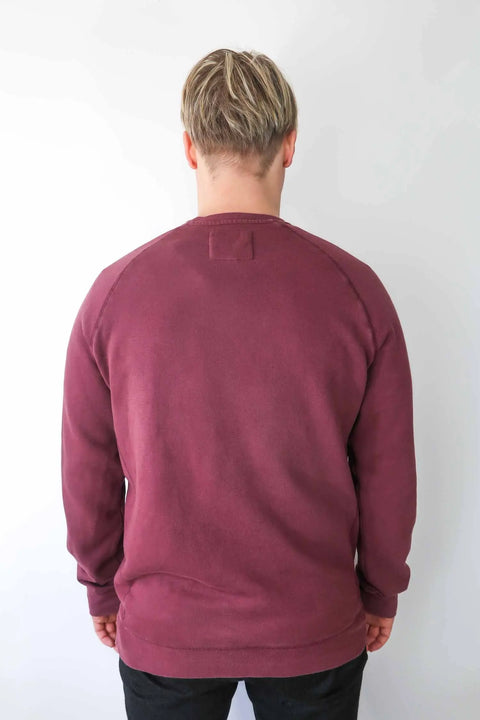 Sweater, red-brown, L  Patch"Bine" wearing between mondays