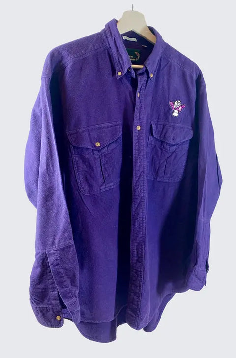 Hemd, purple, M/L, Patch"Norah" wearing between mondays