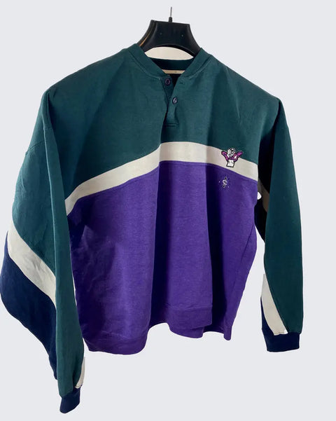 Sweater, purple-green, L,  Patch"Norah" wearing between mondays