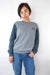 Color Block Sweater, grey, M, "Norah" wearingbetweenmondays