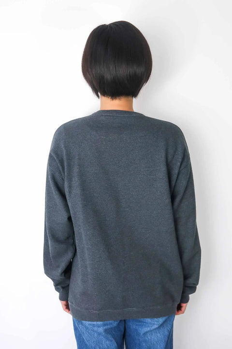 Sweater, grey, M/L "Patch "Norah" wearing between mondays