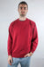 Pullover, volles rot, M/L wearing between mondays