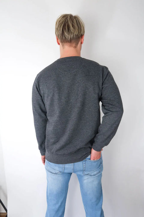 Sweater, grey, S/M "Patch Janna" wearing between mondays