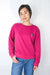 Sweater, pink, S/M "Patch Norah" wearing between mondays