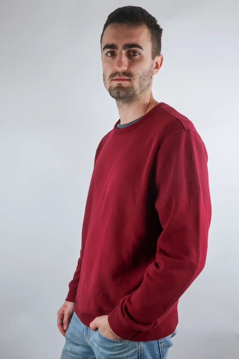 Pullover, herbst-rot, M wearing between mondays