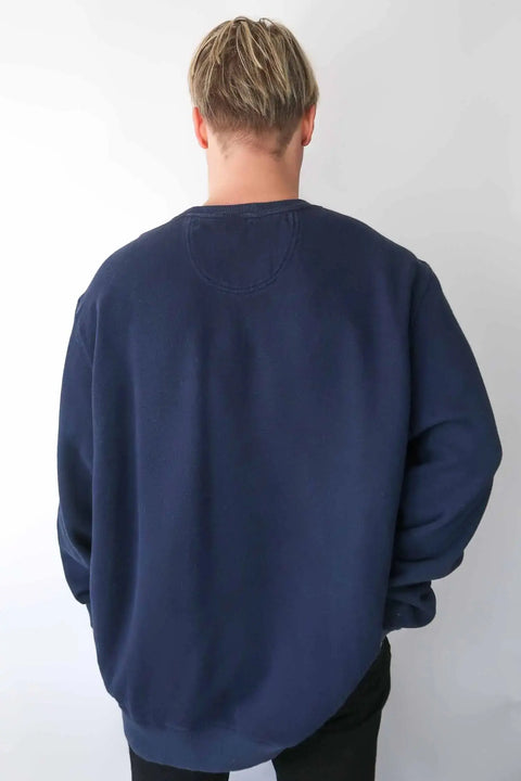 Sweater, blue, XL "Patch Caro" wearing between mondays