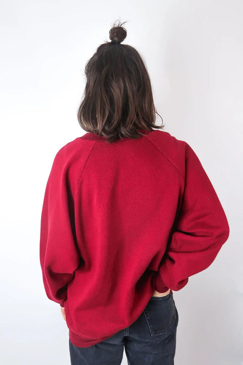Sweater, dark red, L  "Bine" wearing between mondays