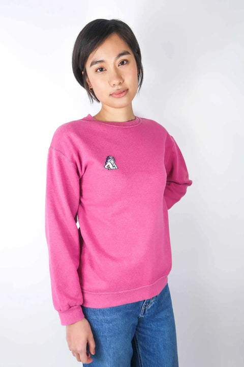 Sweater, pink, S "Patch Janna" wearing between mondays