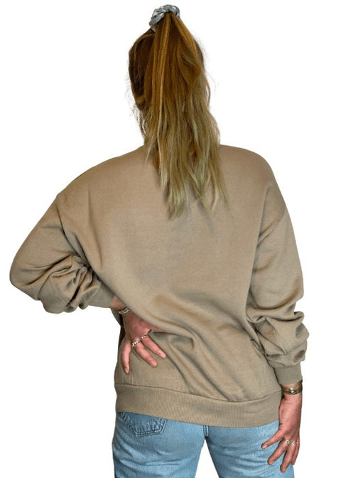 Basic Sweater, beige, L, "Caro" wearingbetweenmondays