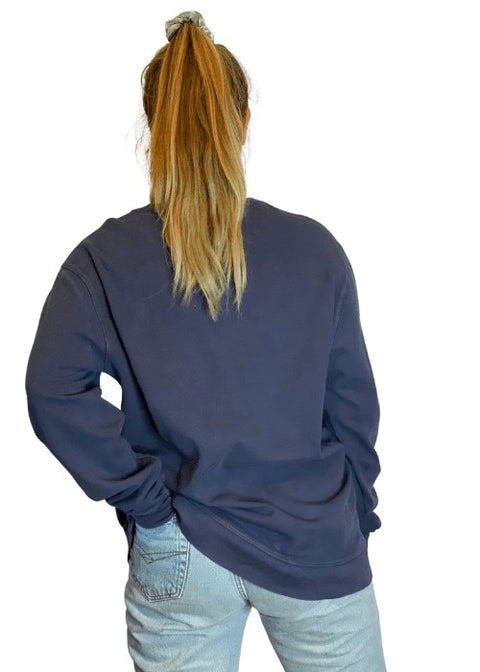 Basic Sweater, blue, L/XL, "Caro" wearingbetweenmondays