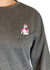 Basic Sweater, dark grey, M/L, "Caro" wearingbetweenmondays