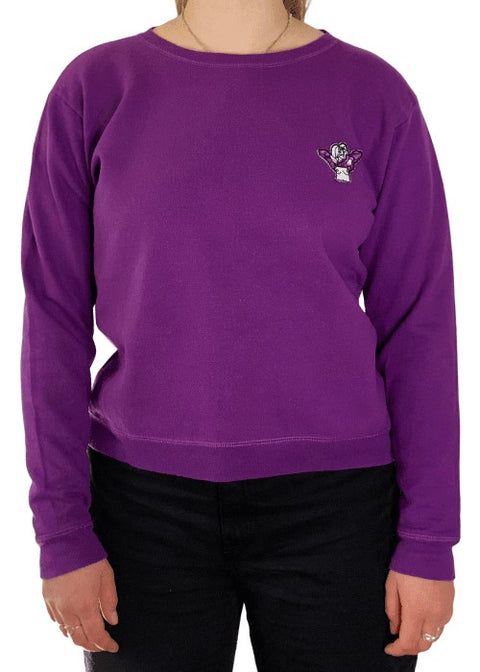 Basic Sweater, purple, S/M, "Norah" wearingbetweenmondays