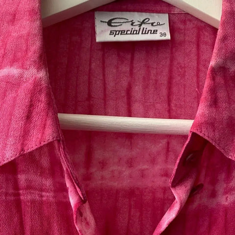 Batik Vintage Blouse / Top, pink wearingbetweenmondays