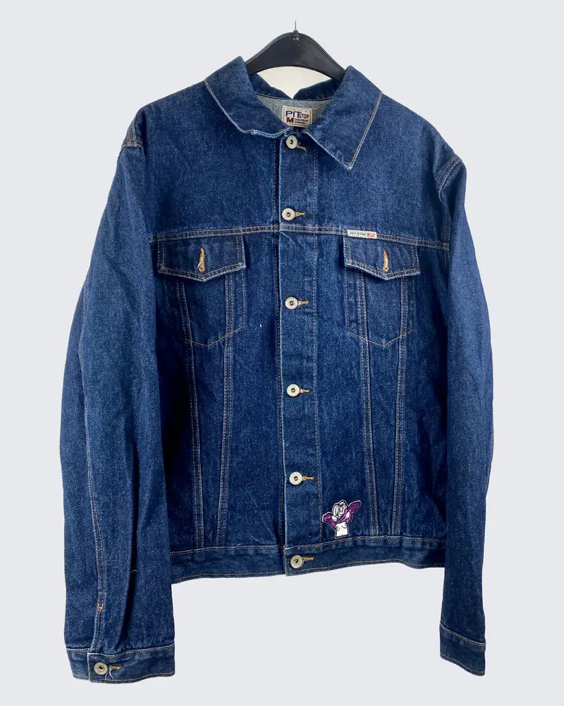 Jeansjacke,dunkelblau, Patch 