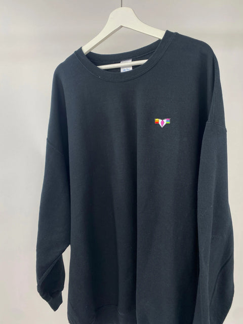 Sweater, black, XXXL "Diadem" wearing between mondays