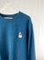 Sweater, blau, XL "Patch Caro" wearing between mondays