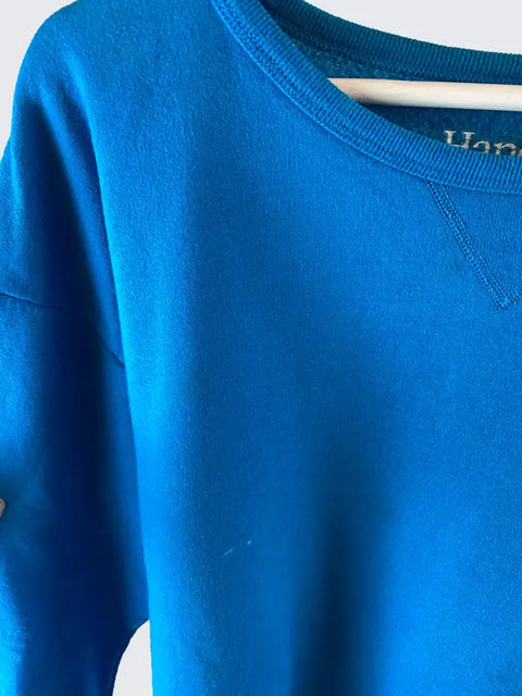 Sweater, blue-turquoise, M  Patch"Norah" wearing between mondays