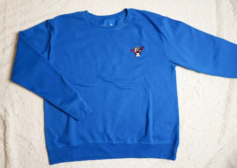Sweater, blue, M/L, "Norah" wearingbetweenmondays