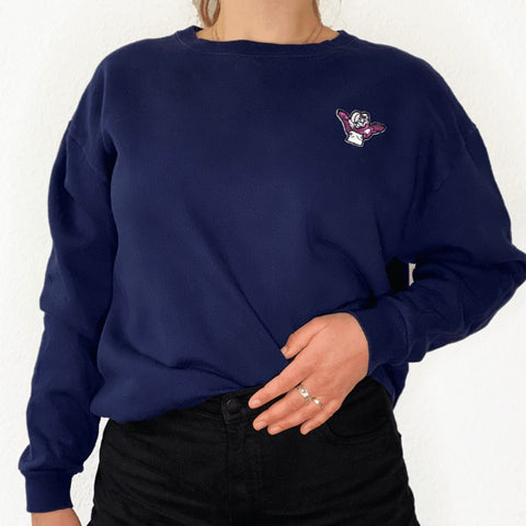 Sweater, blue, S/M, "Norah" wearingbetweenmondays