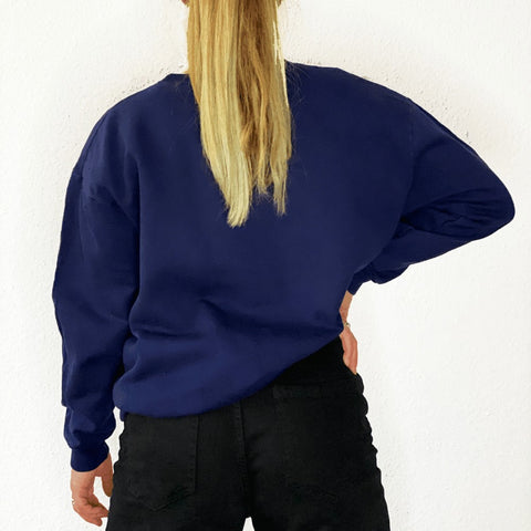Sweater, blue, S/M, "Norah" wearingbetweenmondays