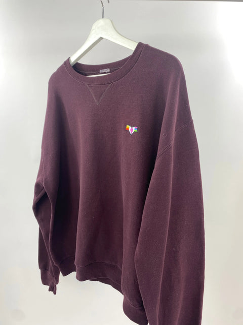 Sweater, dark purple, M/L "Diadem" wearing between mondays