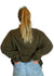 Sweater, darkgreen, Zip-up, L, "Caro" wearingbetweenmondays