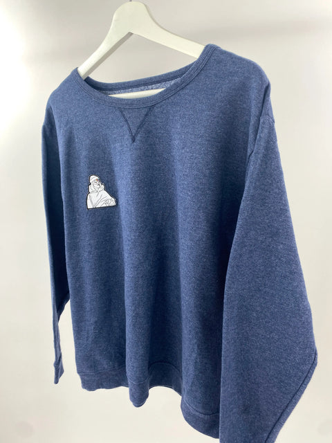 Sweater, grey/blue, M "Bine" wearing between mondays