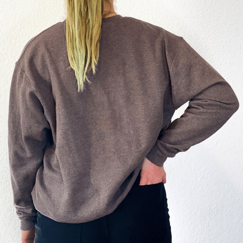 Sweater, grey/light brown, L, "Norah" wearingbetweenmondays