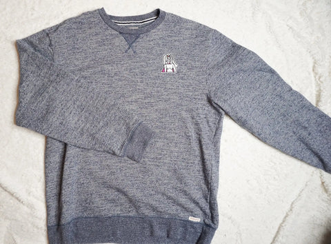 Sweater, light grey, M/L, "Norah" wearingbetweenmondays