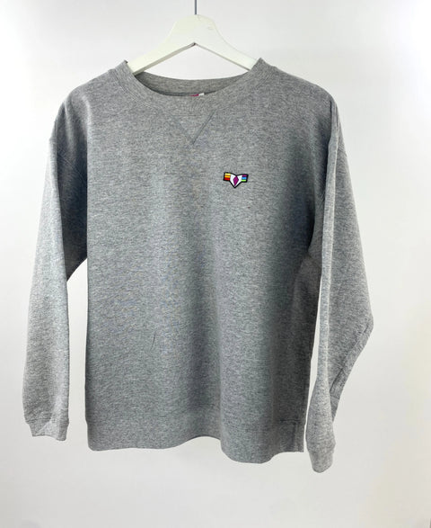 Sweater, light grey, XS/S "Diadem" wearing between mondays