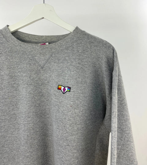 Sweater, light grey, XS/S "Diadem" wearing between mondays