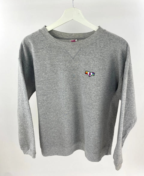 Sweater, light grey, XS/S "Diadem" wearing between mondays