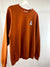 Sweater, orange, L/XL "Patch Caro" wearing between mondays