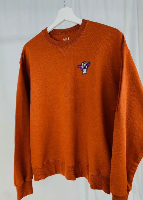 Sweater, orange, M "Patch Norah" wearing between mondays