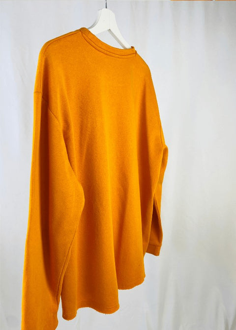 Sweater, orange, S/M "Patch Norah" wearing between mondays