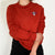 Sweater, red, M/L, "Norah" wearingbetweenmondays