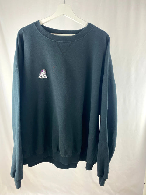 Sweater, schwarz, XL/XXL "Patch Janna" wearing between mondays