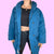 Vintage Daunenjacke, blau, Brugi, L/XL wearingbetweenmondays
