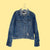 Vintage Denim Jeans Jacket, Blue, M "Carrera" wearingbetweenmondays