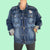 Vintage Jeans Jacke dark blue, verwaschen , L wearingbetweenmondays
