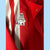 Windbreaker, rot-weiß, L/XL wearingbetweenmondays
