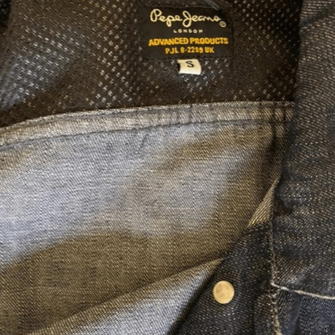 vintage Denim Jeans Jacket, dark Blue, S "Pepe Jeans" wearingbetweenmondays